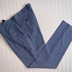 Dress Pants - Textured Blue - H&M - Sim - 38R